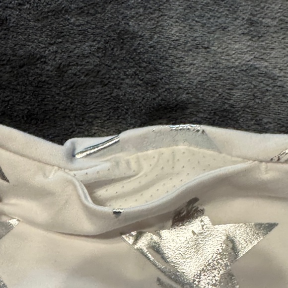 Aerie 7/8 Leggings with silver stars large - Picture 3 of 4